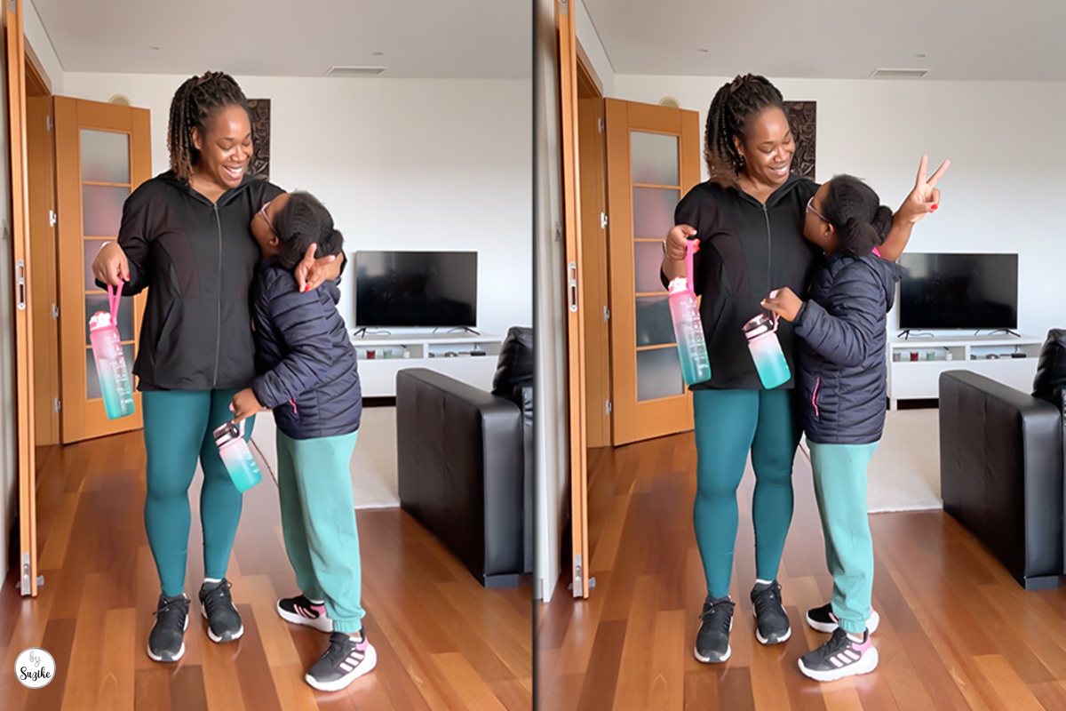 Mommy daughter walk – after our joyful morning at Estádio Universitário Mommy daughter walk – after our joyful morning at Estádio Universitário