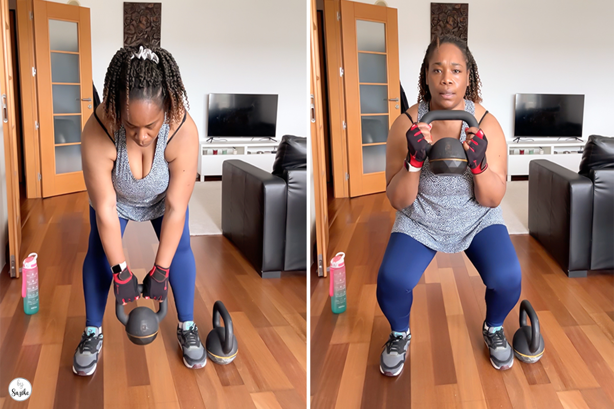Bysuzike 02MAY25 1 kettlebell workout at home