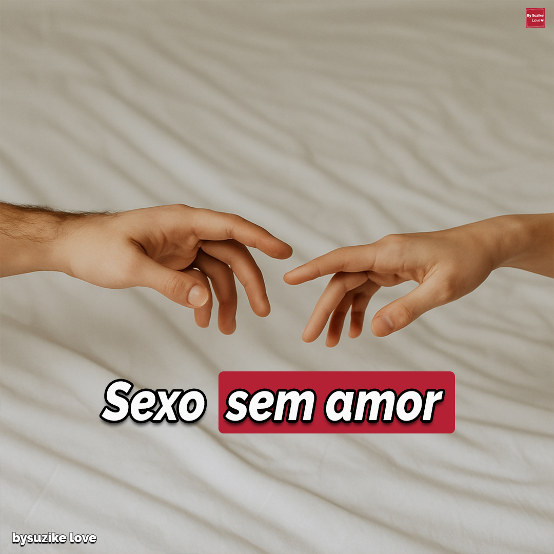 Duas mãos estendidas sobre lençóis brancos, quase a tocar-se mas sem se entrelaçarem, simbolizando intimidade física sem ligação emocional.