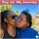 Suzike and her daughter sharing a sweet moment at Monteiro-Mor Park, surrounded by sunlight and trees. The image represents a joyful day from the Dream Pyramid Journey, focused on movement, connection, and mindful living.