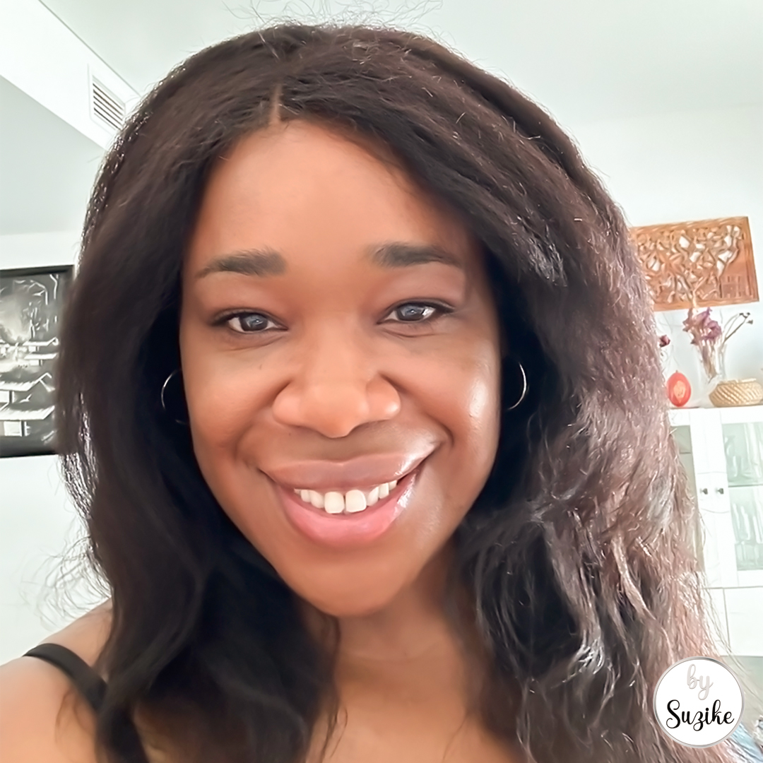 Real-life simple black dress outfit, V-neck black dress – BySuzike Style.