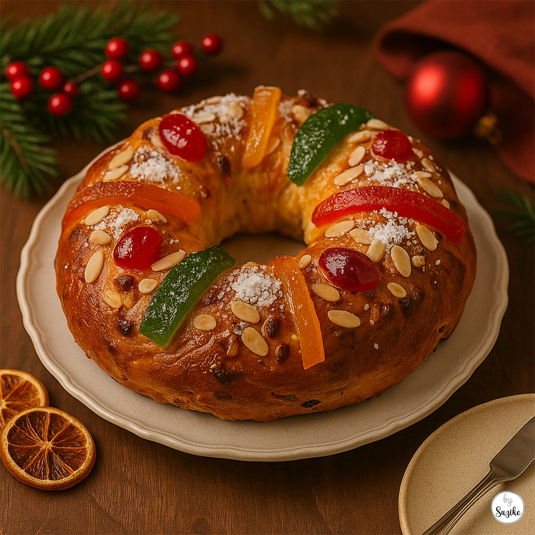 Ordering Christmas dinner in Portugal – selection of Portuguese Christmas salgados on a festive platter.