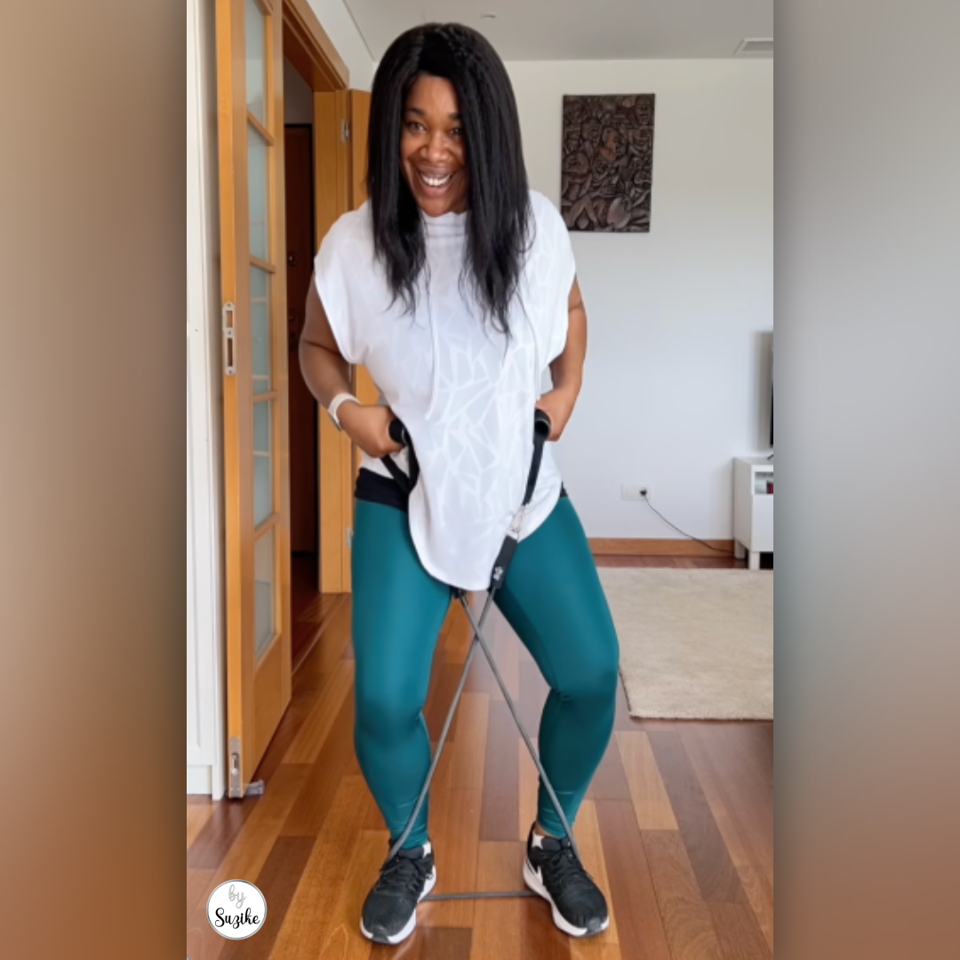 Les Mills Core review thumbnail showing resistance band workout at home