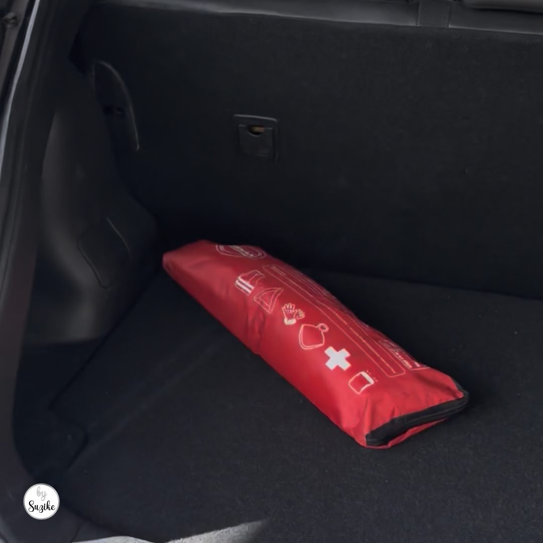 Car interior after using the self-service vacuum